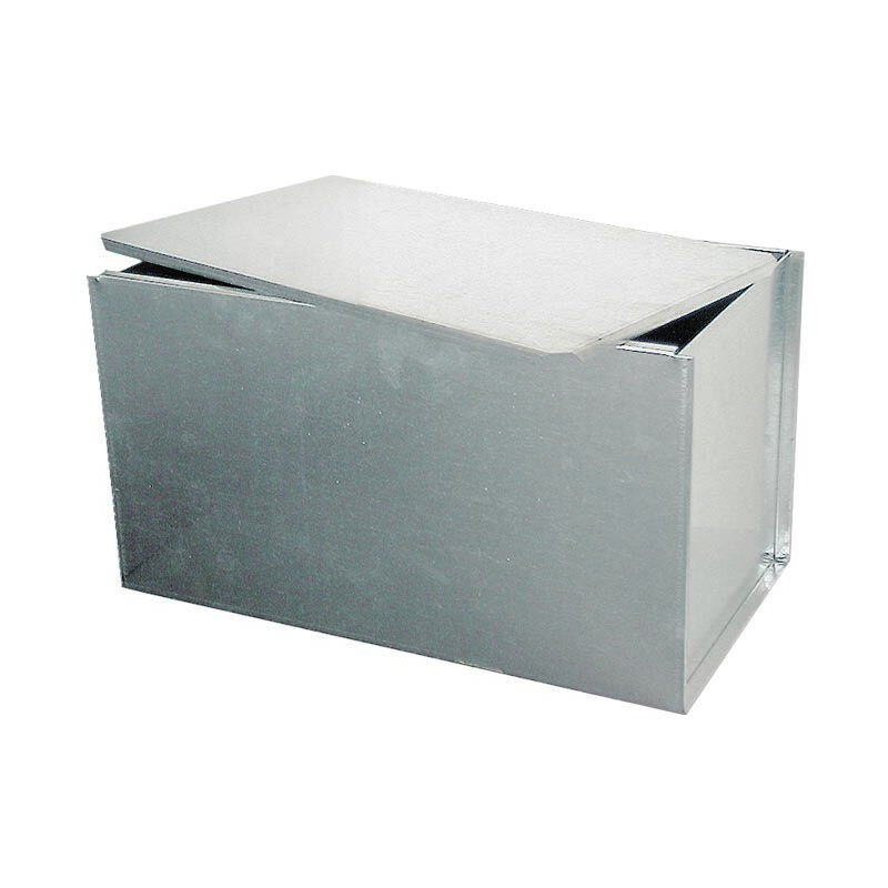 foto del prodotto vaso di espansione aperto in acciaio inox aisi 304 con coperchio - capacità 100 litri