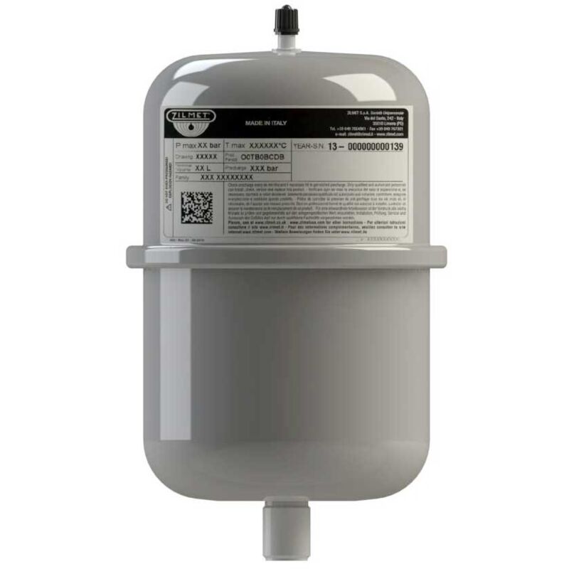 foto del prodotto vaso di espansione da 2 litri hydro pro 2 max pressione 10 bar raccordo 1 2 per acqua calda sanitaria 11a0000200