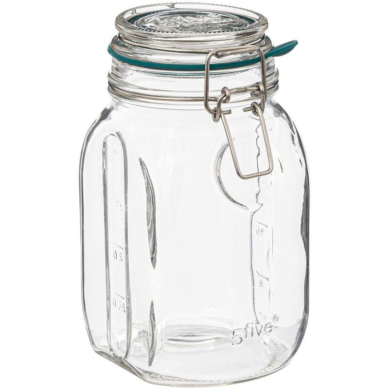 foto del prodotto vaso di vetro jarro da 1 litro 5five