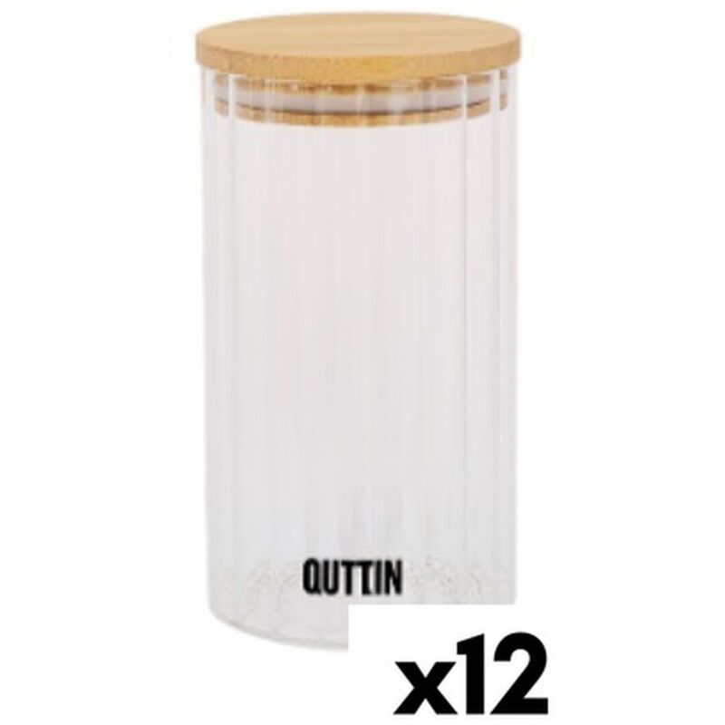 foto del prodotto vaso di vetro trasparente quttin 9 x 16 cm 780 ml 9 x 16,5 cm 12 pezzi 