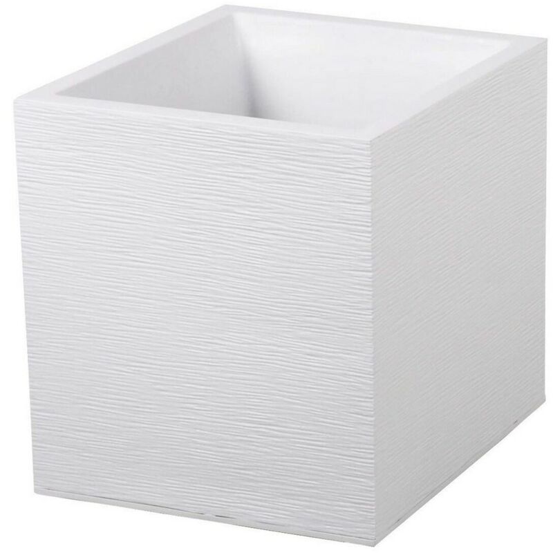 foto del prodotto vaso eda rosso antracite grigio scuro plastica quadrato 5 cm
