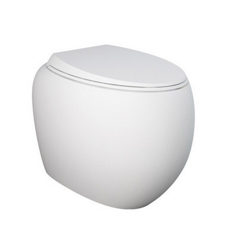 foto del prodotto vaso filo muro cloud rimless bianco opaco