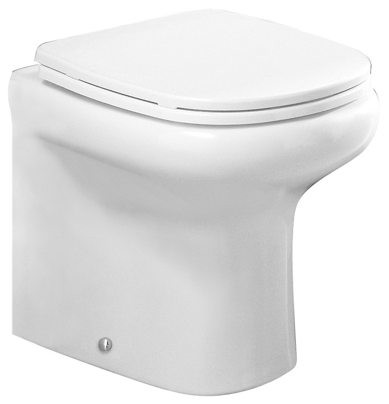 foto del prodotto vaso filo muro serie compact con scarico universale