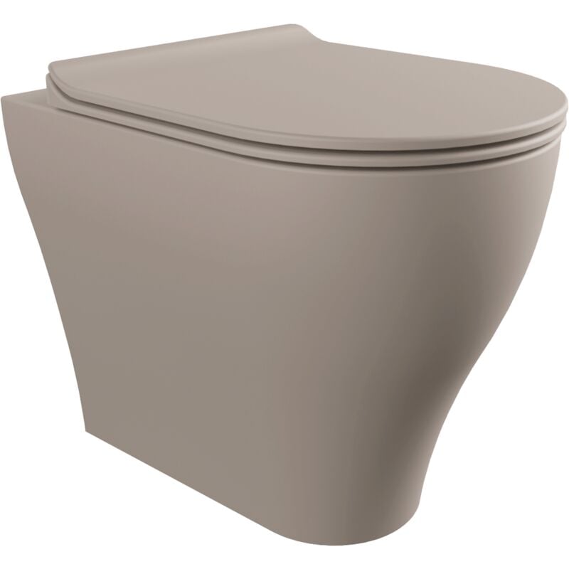 foto del prodotto vaso filomuro goclean app flaminia colore argilla opaco
