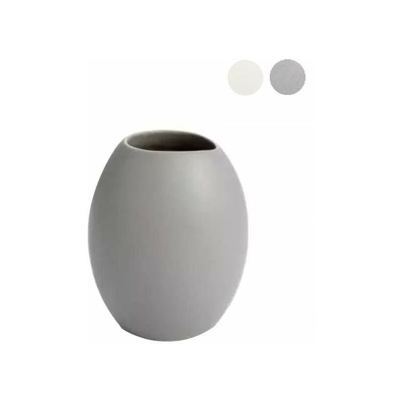 foto del prodotto vaso fiori stones bian. 8,5x7,5 h 11 fancy tescoma