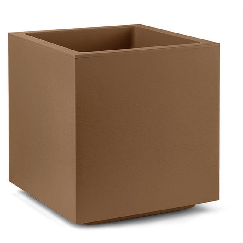 foto del prodotto vaso fioriera cubo matheria 40cm terra veca