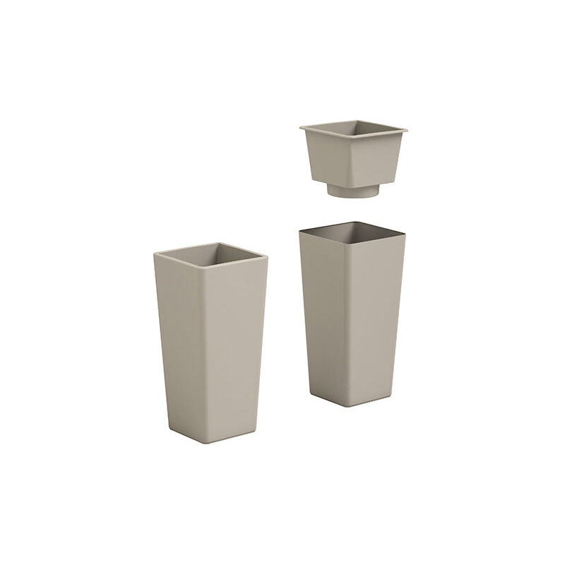 foto del prodotto vaso fioriera quadrato alto 85 cm clou veca colore avana