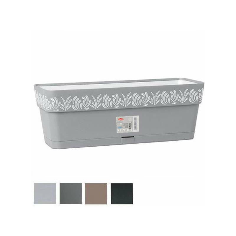foto del prodotto vaso gaia rett. ris.acqua grigio 30 stefanpl
