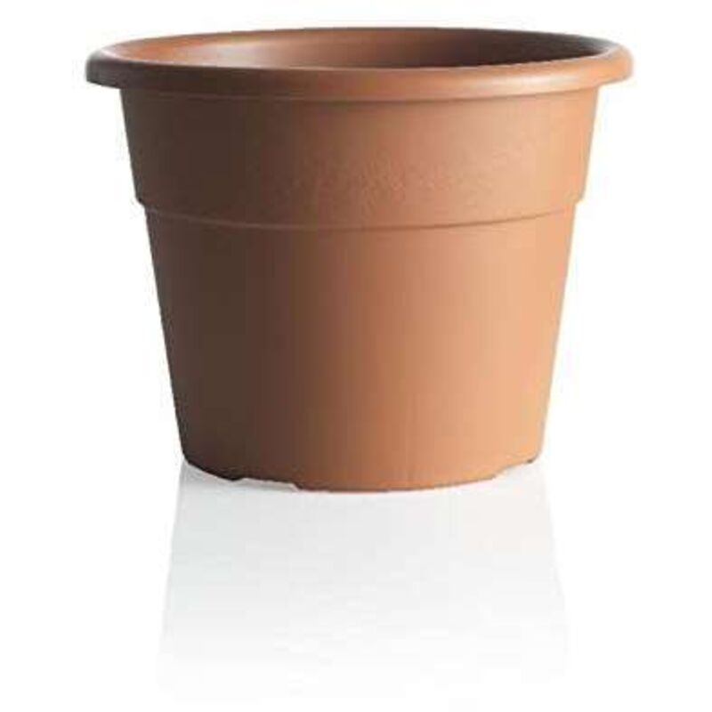 foto del prodotto vaso hedera da 45cm in plastica colore terracotta bama