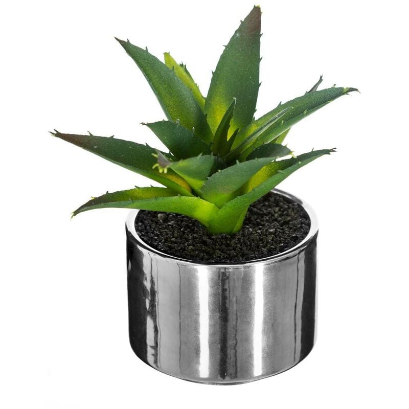 foto del prodotto vaso in ceramica vegetale verde h.15 modello i atmosphera cr ateur d int rieur