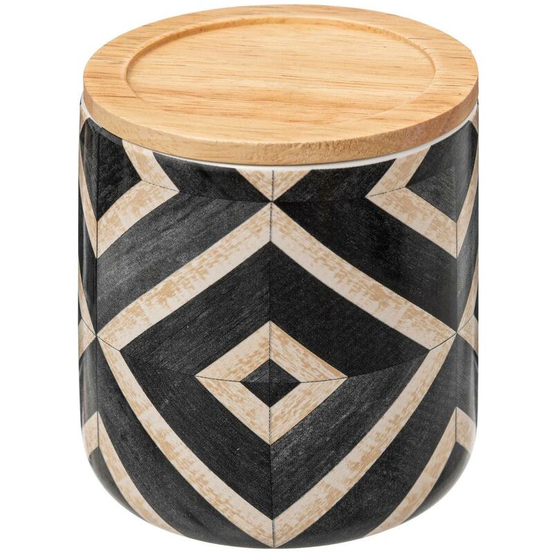 foto del prodotto vaso in cotone nero e beige canvas 5five