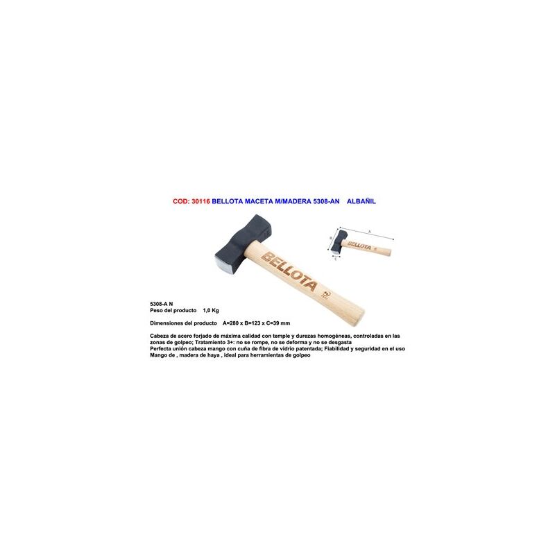 foto del prodotto vaso in legno bellota 5308 an 1 k 280x123x39 mm mason