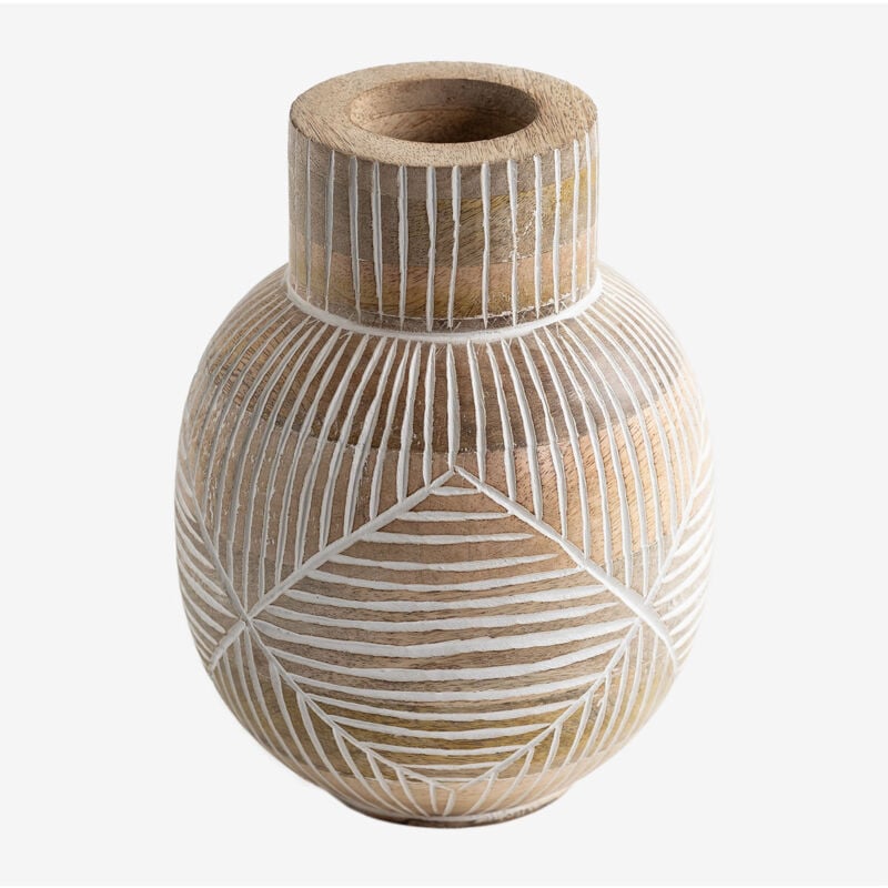 foto del prodotto vaso in legno di mango gelo sklum