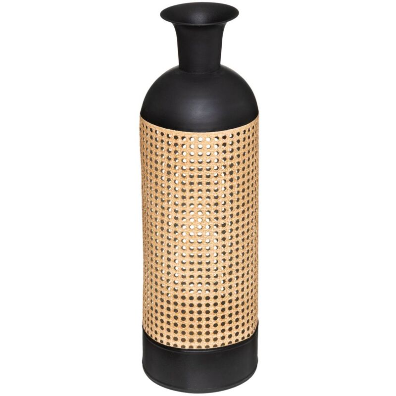 foto del prodotto vaso in metallo nero arbela h61cm atmosphera cr ateur d int rieur