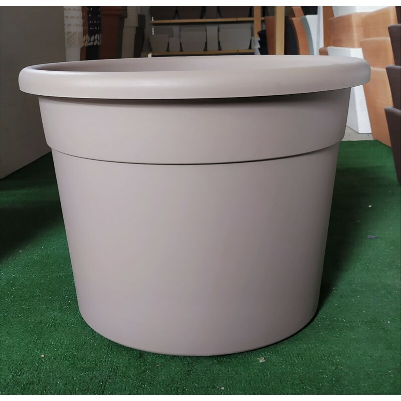 foto del prodotto vaso in plastica d.50 bianco