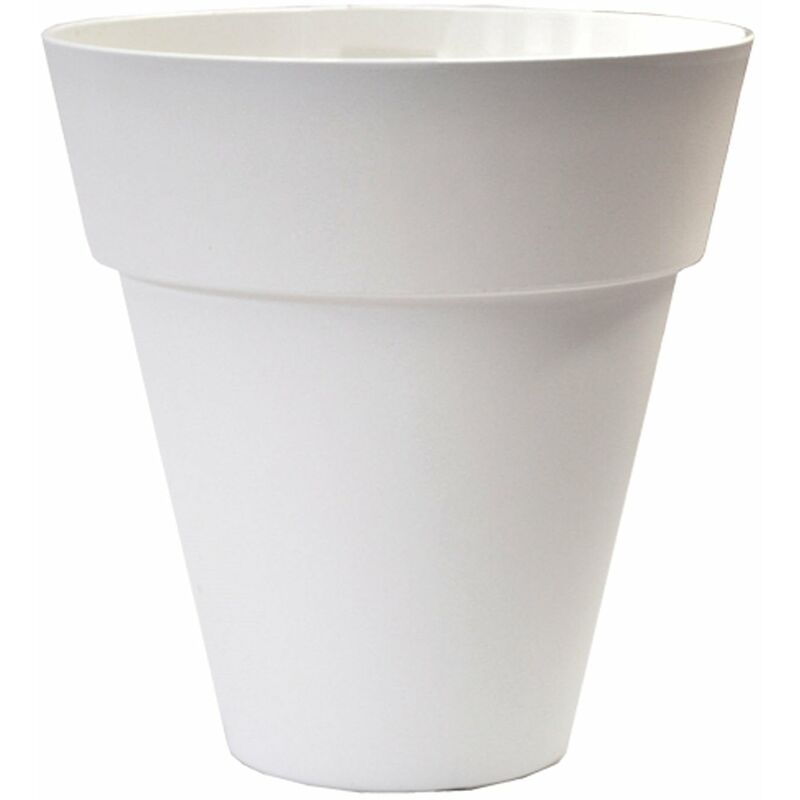foto del prodotto vaso in plastica h36x35cm telcom dallas white