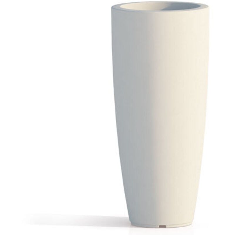 foto del prodotto vaso in resina tondo stilo altezza cm. 90 ghiaccio