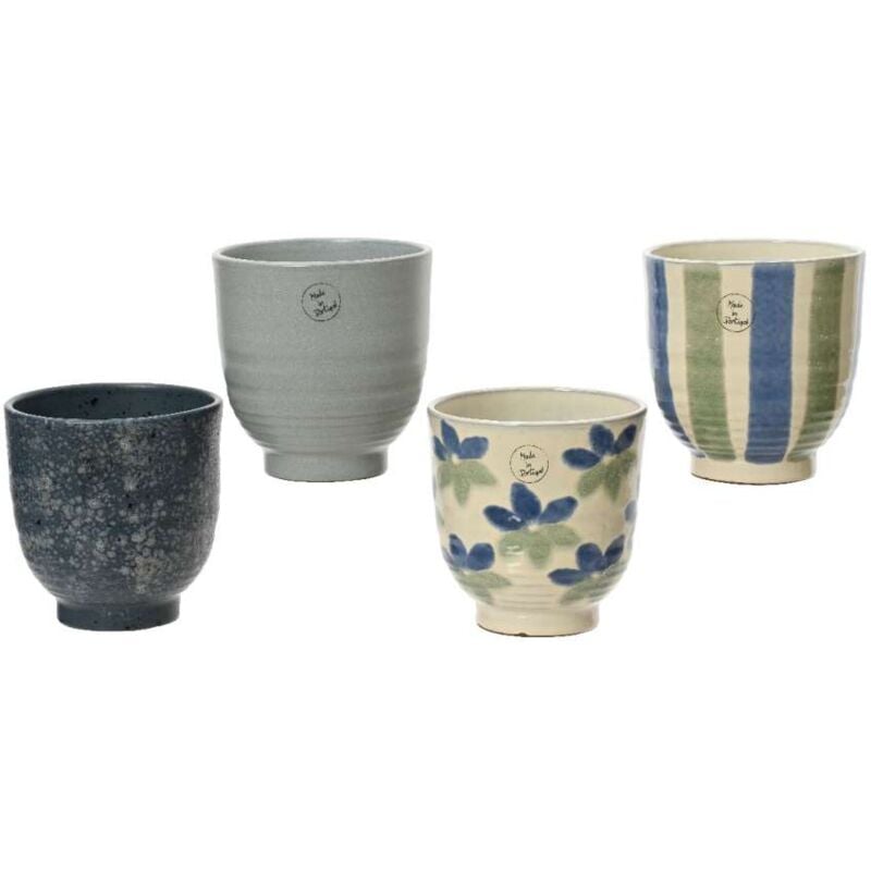 foto del prodotto vaso in terracotta colorato 15x15
