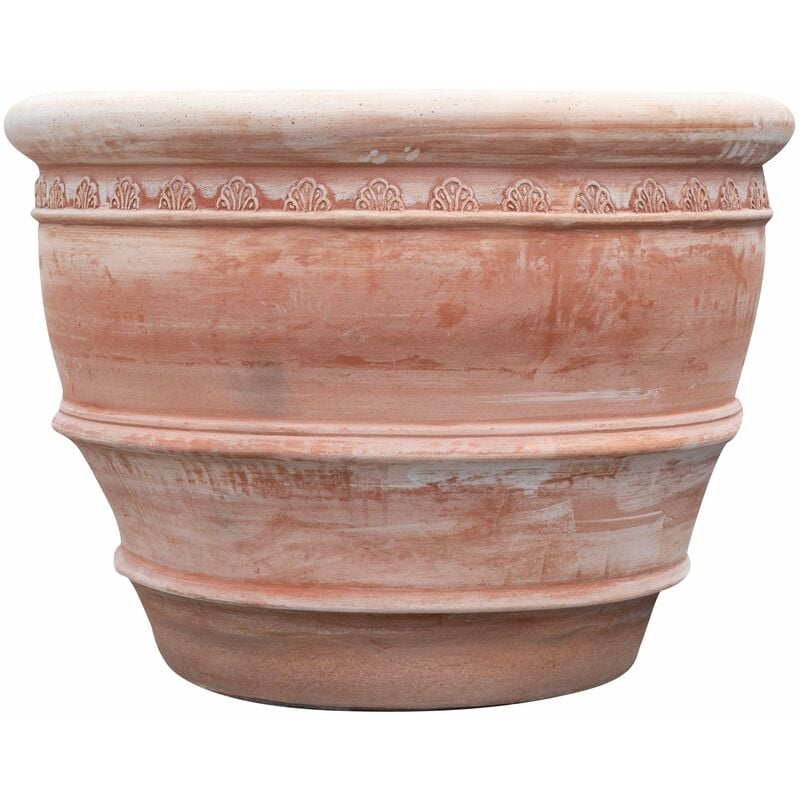 foto del prodotto vaso in terracotta fioriera da giardino vaso per fiori da esterno interno anfora conca grande giara fiori 102x77 cm fatto a mano