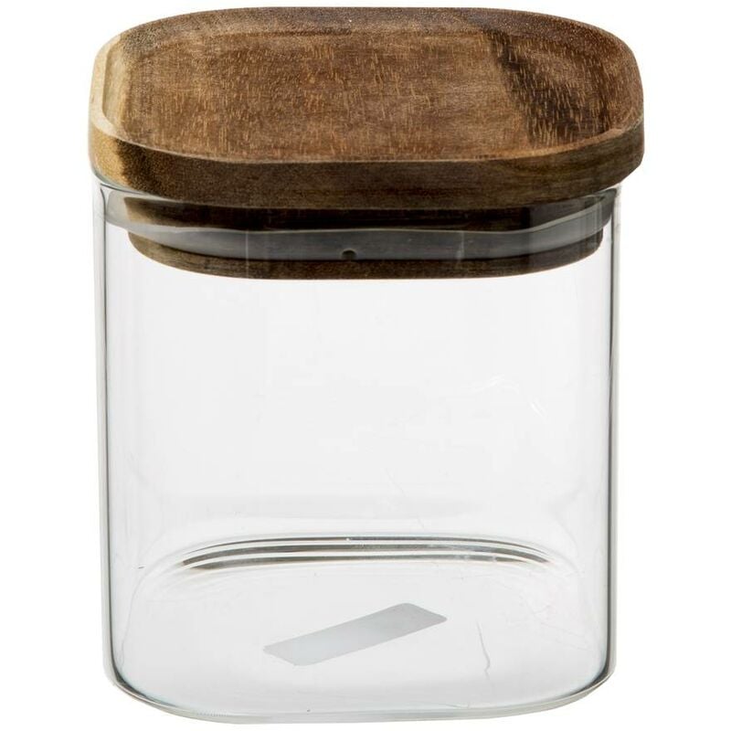 foto del prodotto vaso in vetro con coperchio in acacia hermet 0,6l 5five