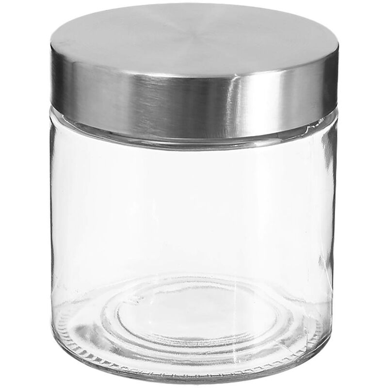 foto del prodotto vaso in vetro con coperchio in acciaio inox nixo 0,75l 5five