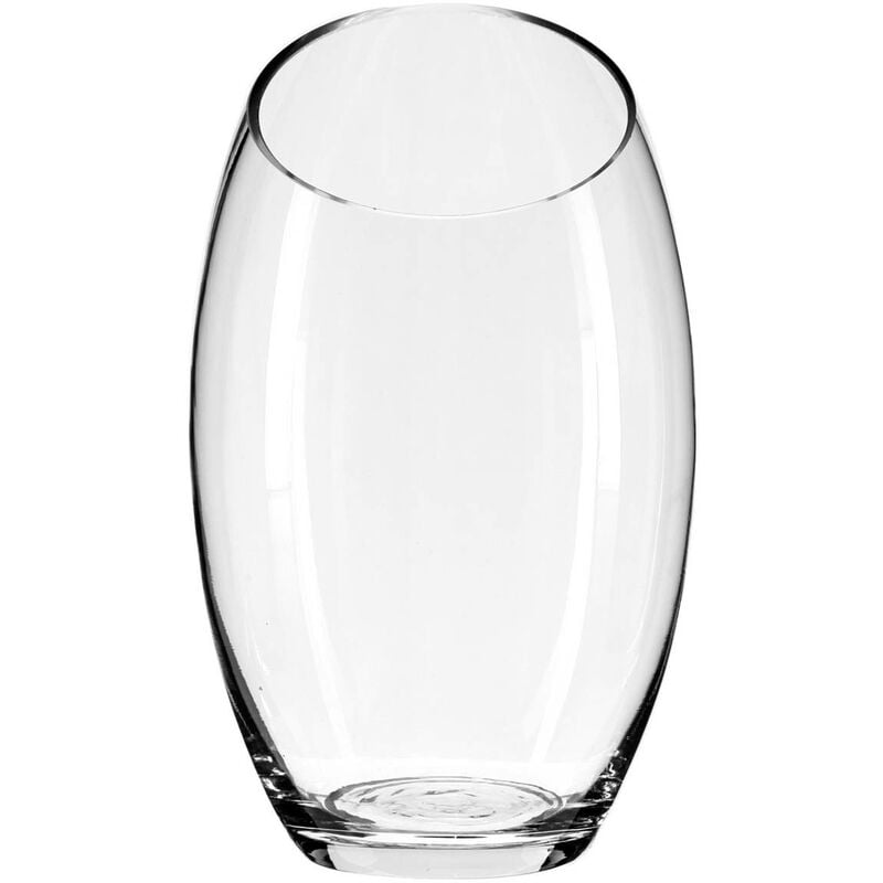 foto del prodotto vaso in vetro curvato h23cm atmosphera cr ateur d'int rieur