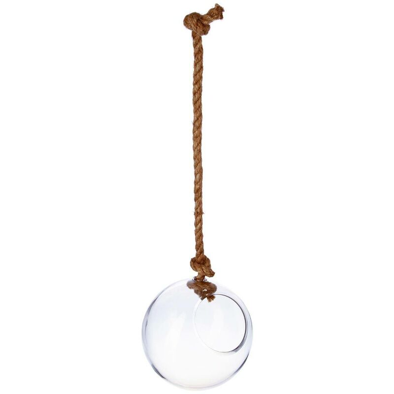 foto del prodotto vaso in vetro e corda d19cm atmosphera cr ateur d int rieur