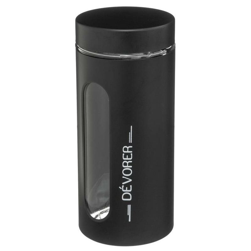 foto del prodotto vaso in vetro e metallo ublo 1,25l nero 5five