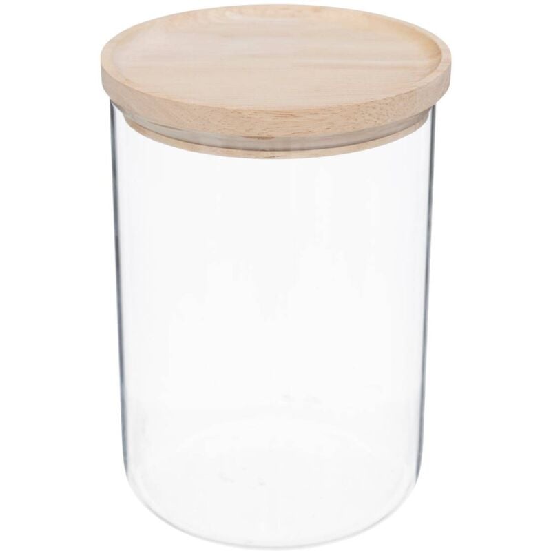 foto del prodotto vaso in vetro hermet da 1,6l con coperchio in hevea a chiusura ermetica 5five