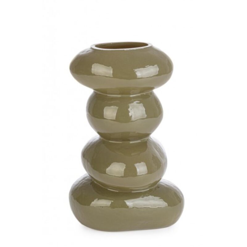 foto del prodotto vaso in vetro sven per uso interno 15 x h 23 cm verde