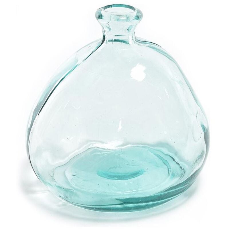 foto del prodotto vaso in vetro trasparente, recipiente a forma di sfera - 20 x 18 cm