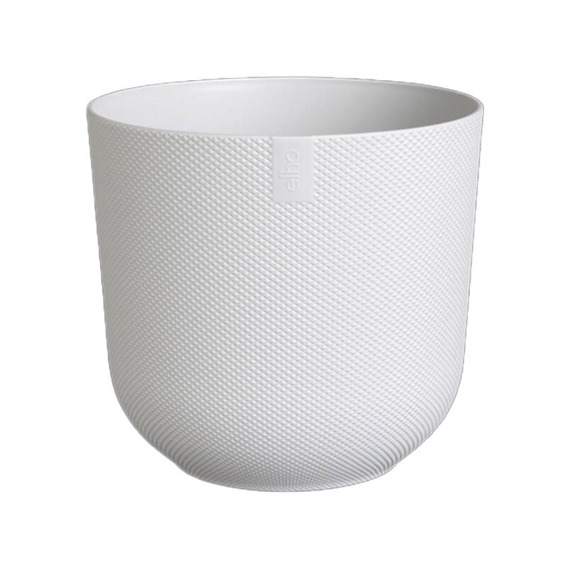 foto del prodotto vaso jazz round bianco 14xh13cm, vasi interno esterno elho