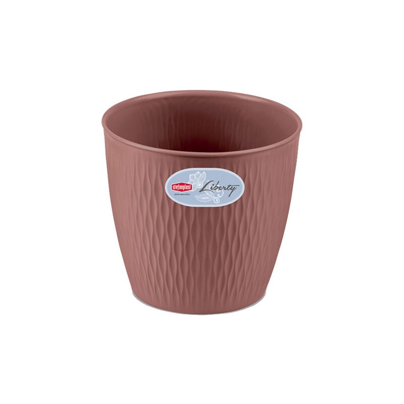 foto del prodotto vaso liberty d25xh.23 rosy brown stefanplast