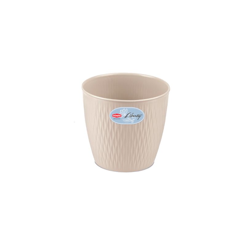 foto del prodotto vaso liberty d30 travertino stefanplast