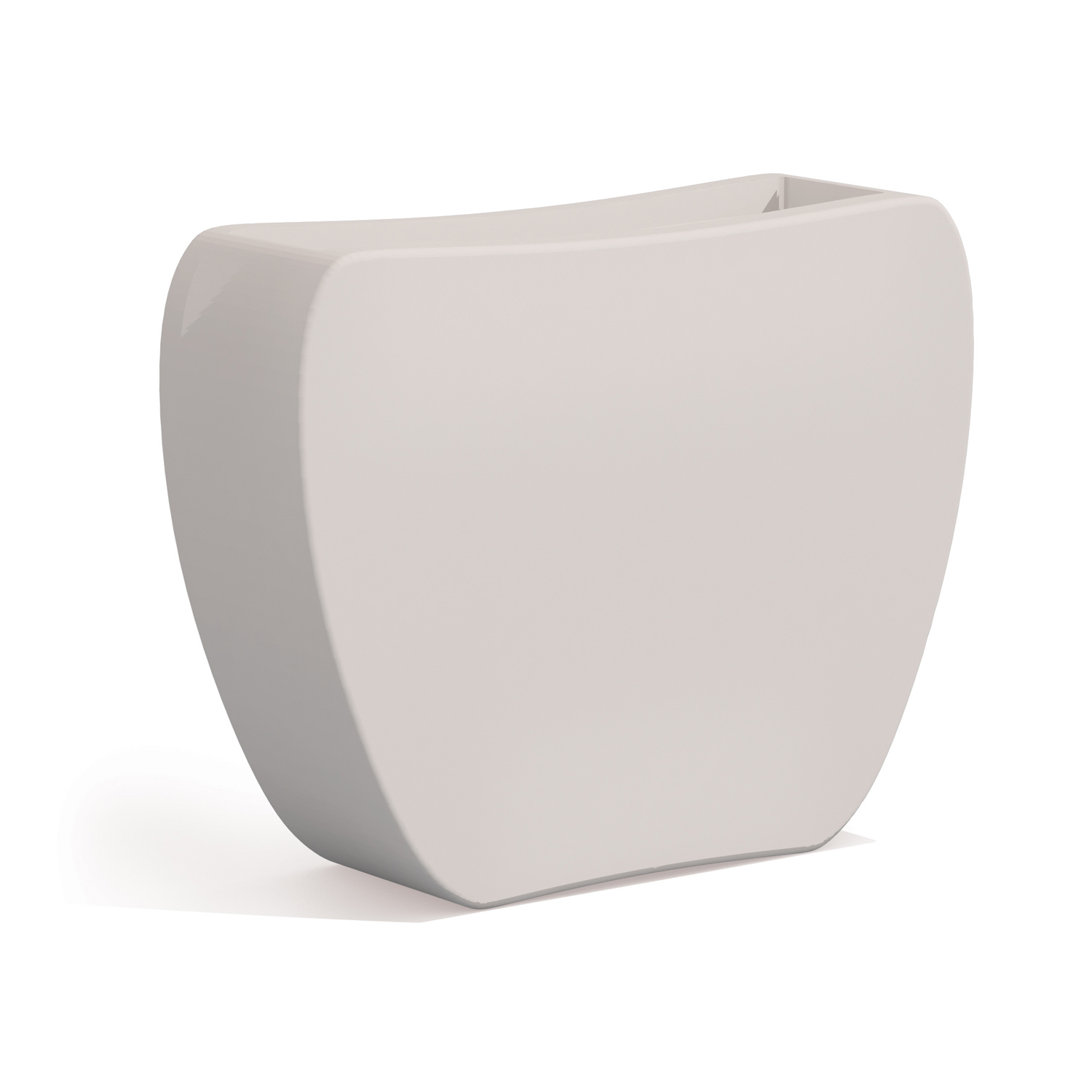 foto del prodotto vaso moderno doppio verso h 80 colore bianco mod. heart