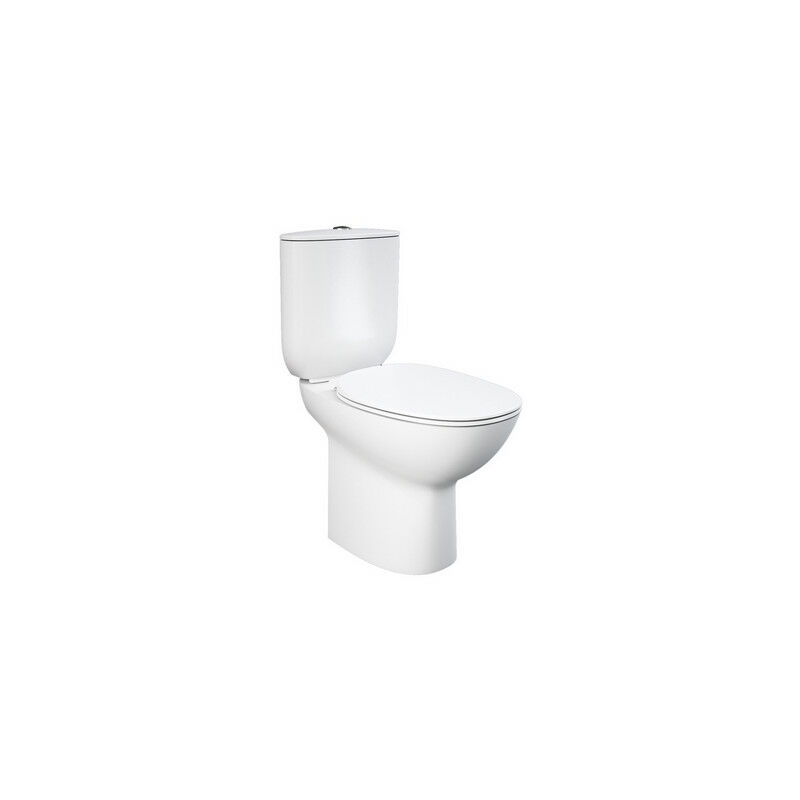 foto del prodotto vaso monoblocco rimless morning scarico a muro, senza cassetta e senza sedile