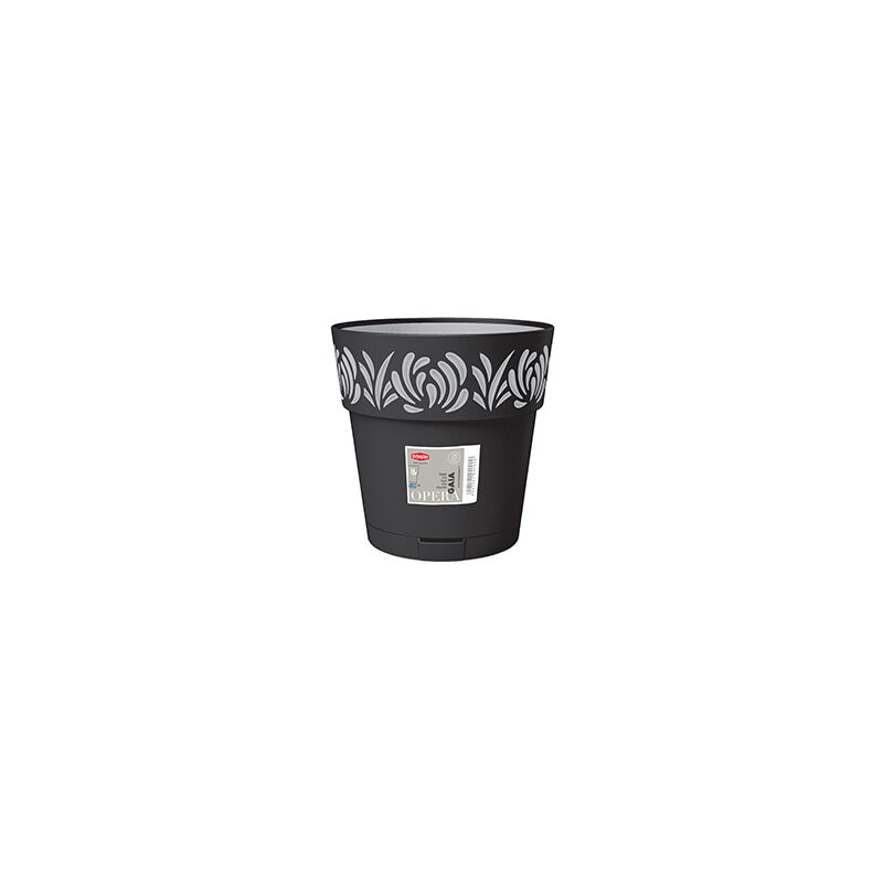 foto del prodotto vaso opera gaia d15 grafite stefanplast