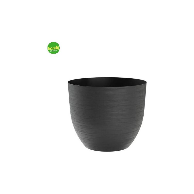 foto del prodotto vaso over teraplast cm58 black