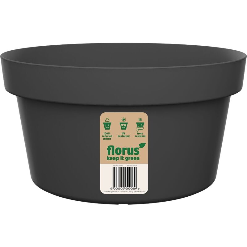 foto del prodotto vaso paris bowl 35cm antracite - florus