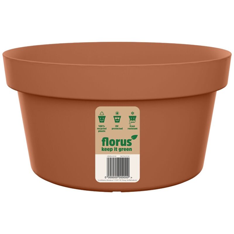 foto del prodotto vaso paris bowl 35cm terracotta florus