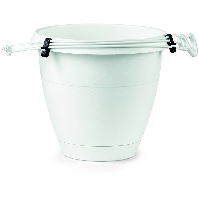 foto del prodotto vaso pensile flow d.30 cm bianco veca