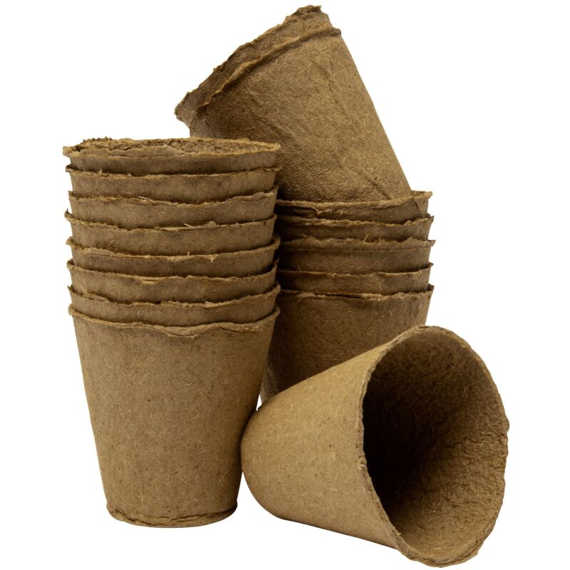 foto del prodotto vaso per coltivazioni rotondo 8 x 8 x 8,5 cm 16 pz