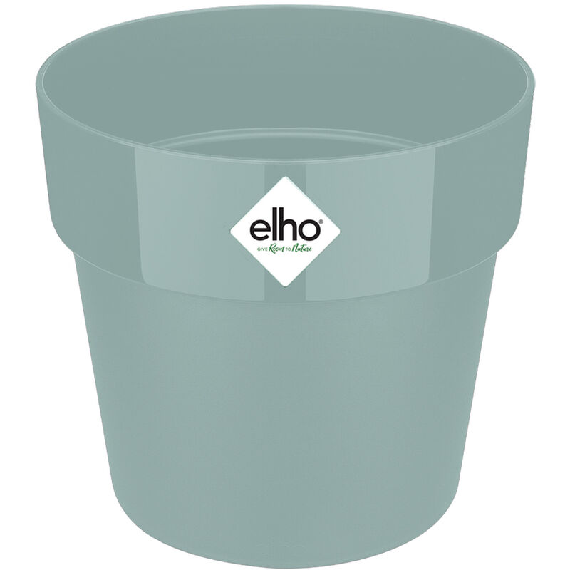 foto del prodotto vaso per fiori b.for original portafiori rotondo sottovaso contenitore per piante vere da esterni plastica riciclata indoor antracite mint 2,9
