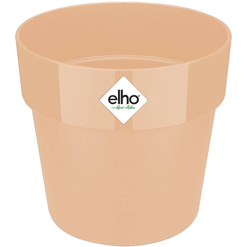 foto del prodotto vaso per fiori b.for original portafiori rotondo sottovaso contenitore per piante vere da esterni plastica riciclata indoor antracite nude 1,3