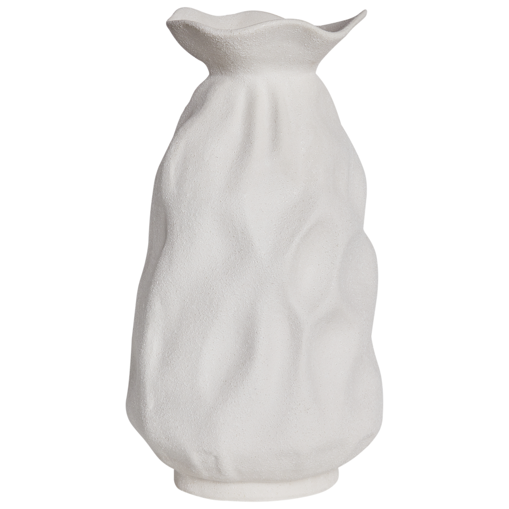 foto del prodotto vaso per fiori gres bianco decorazione per interni pezzo design moderno impermeabile