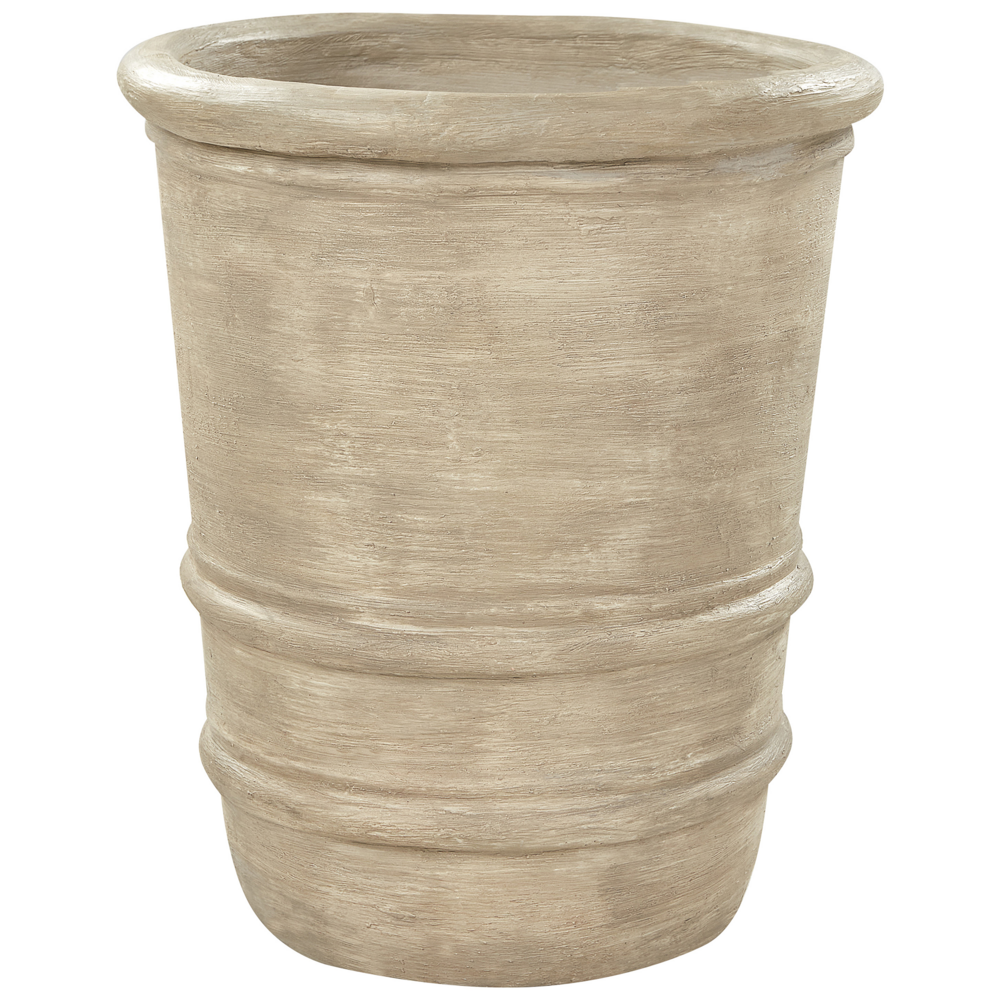 foto del prodotto vaso per piante beige rettangolare in terracotta ⌀ 43 cm accessori per giardino e soggiorno all'aperto e al chiuso