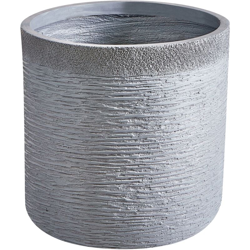 foto del prodotto vaso per piante in argilla grigio 42 x 42 x 41 cm samos