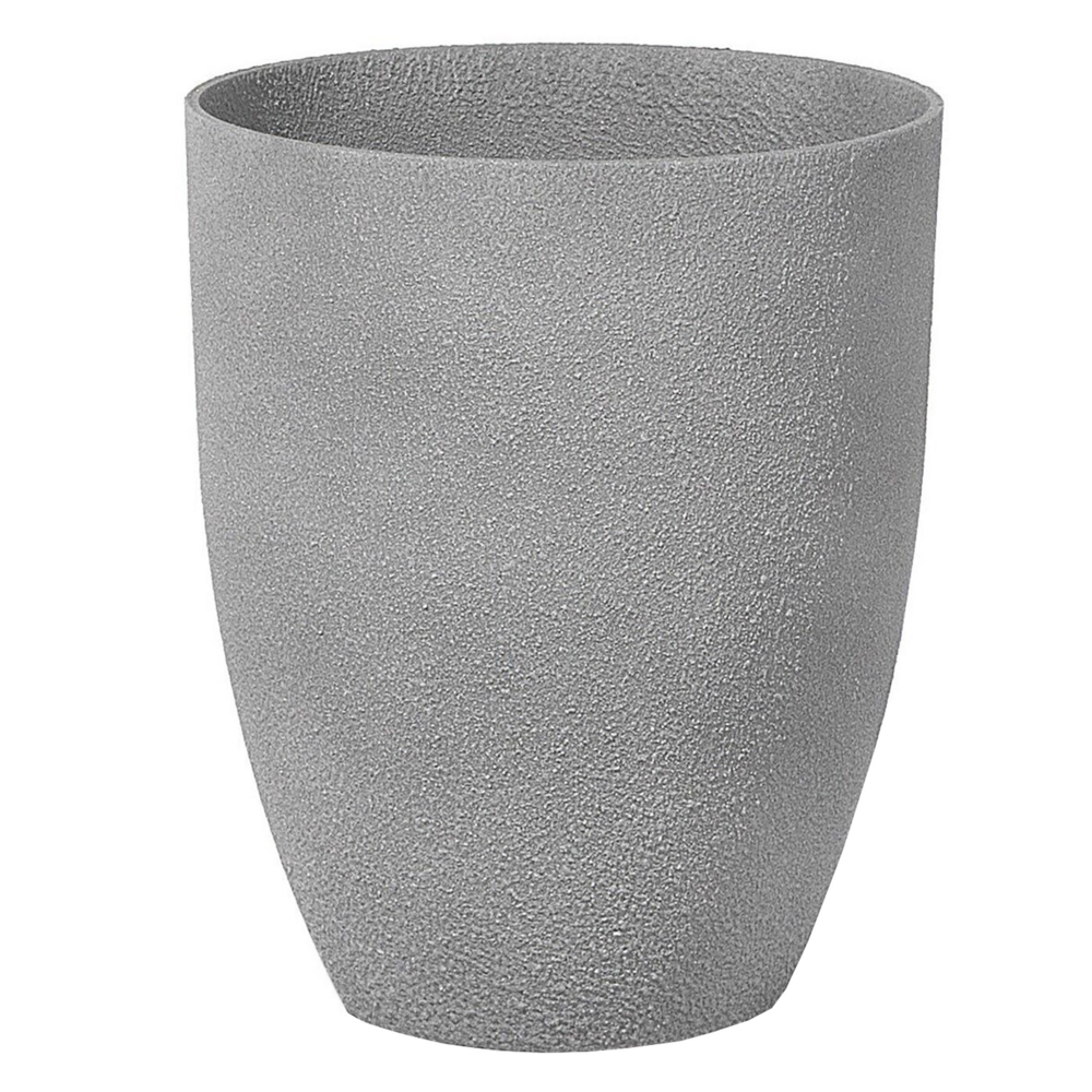 foto del prodotto vaso per piante in pietra grigia in poliresina 35 x 35 x 42 cm per interni ed esterni