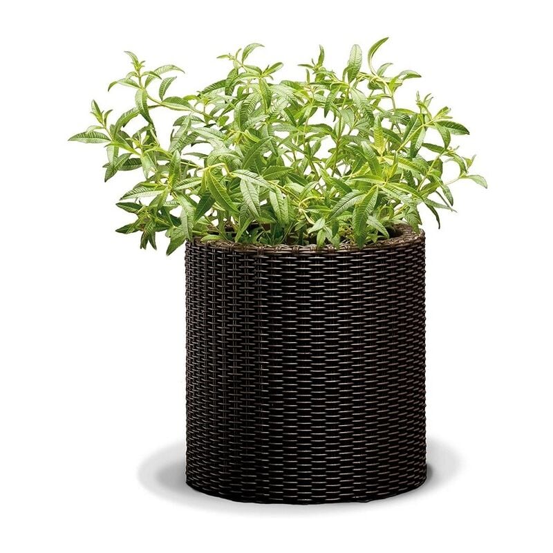 foto del prodotto vaso portapiante cilindrico 27,6x27,6x28,3h cm 7 litri di capienza