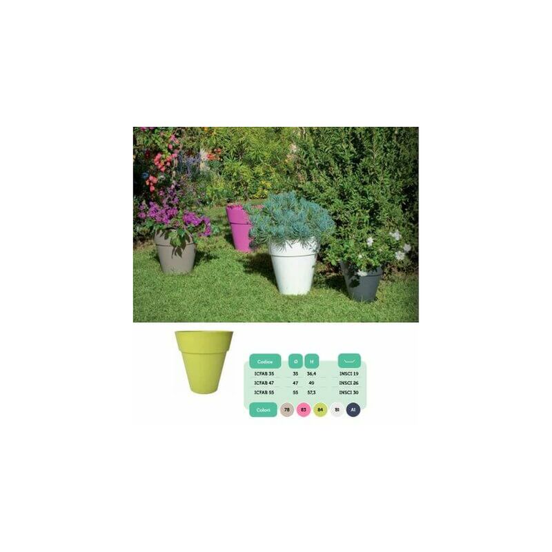 foto del prodotto vaso porto rosa cm.35 perla